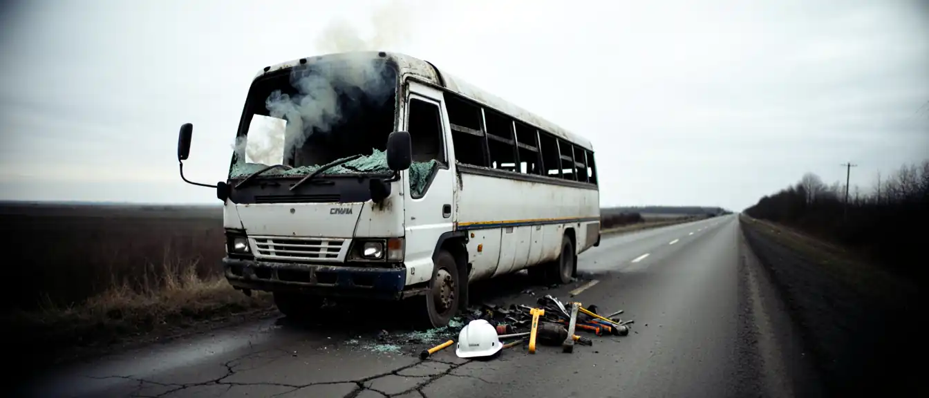 Трагедия под Малой Белозеркой: удар дрона по автобусу рабочих унес жизнь человека