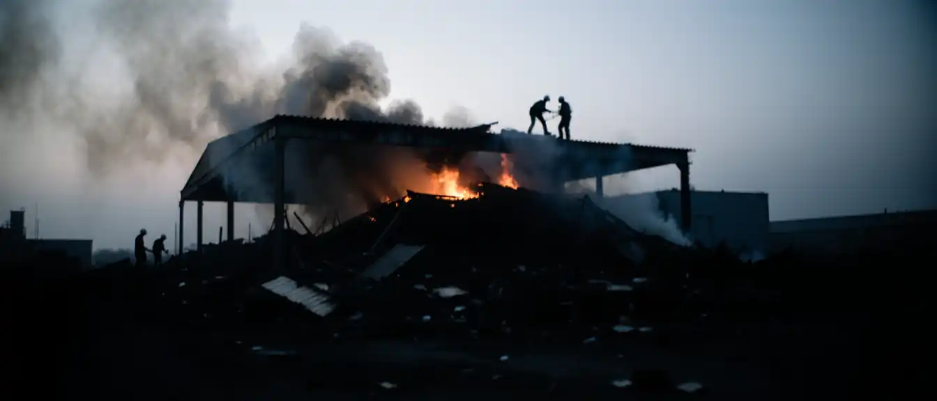 Огонь на заводе «Кетон»: пожар во Владикавказе удалось обуздать