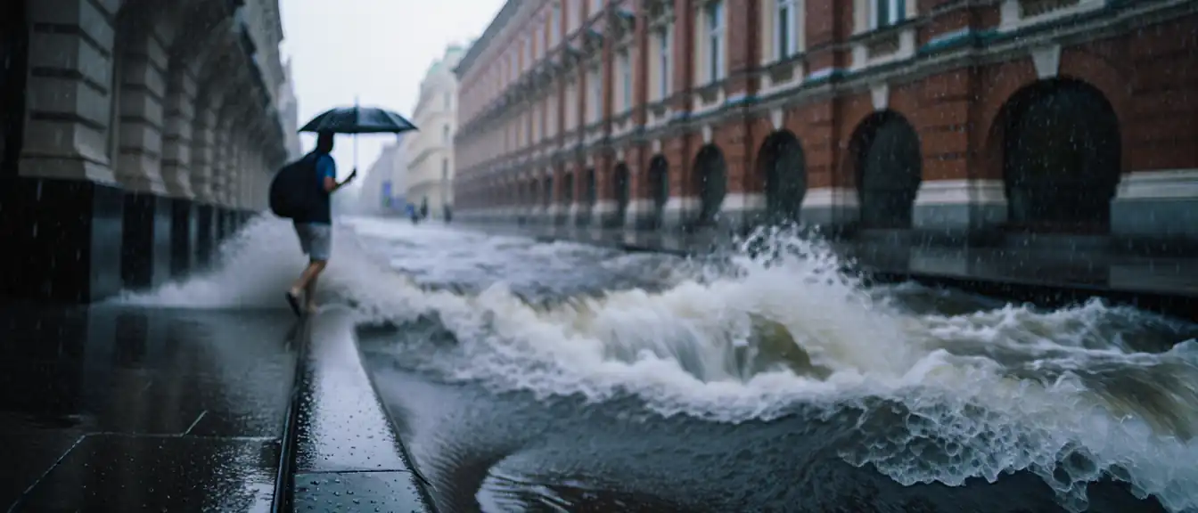 Августовский ливень: Москва за одни сутки получила треть месячного запаса влаги