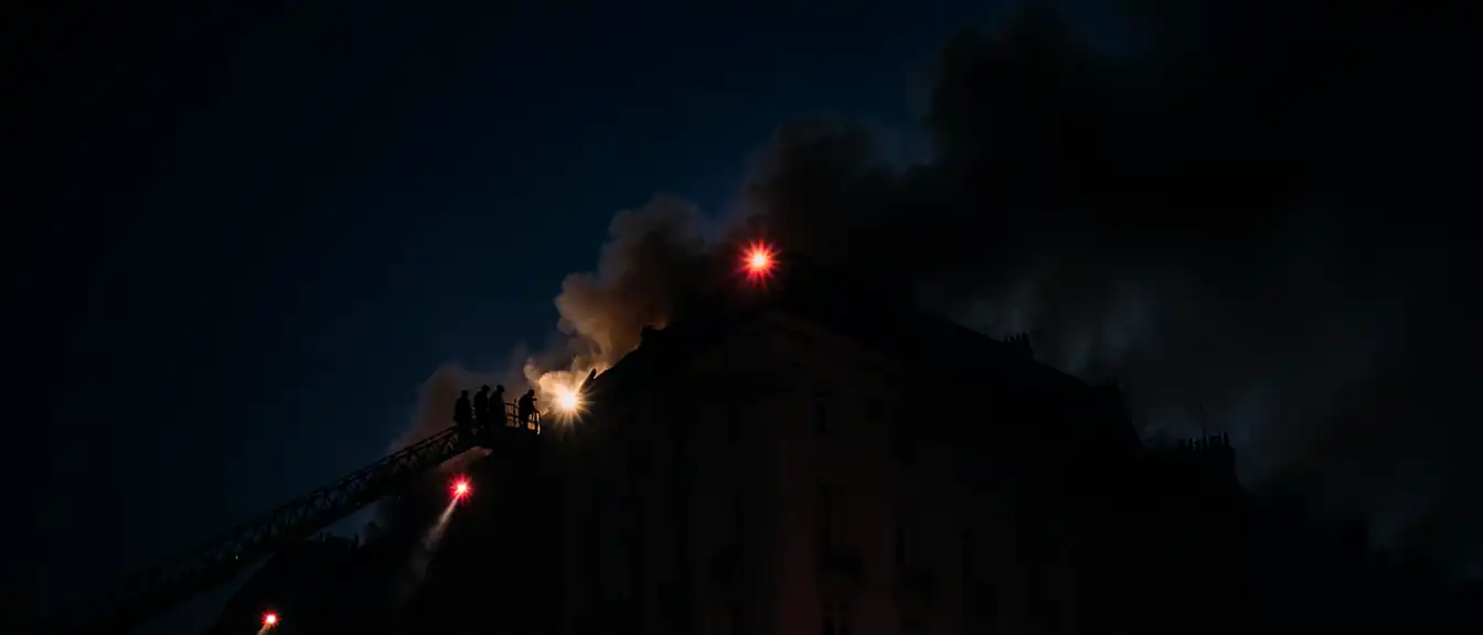 Ночной пожар на Лиговском: петербургские пожарные ликвидировали возгорание в центре города