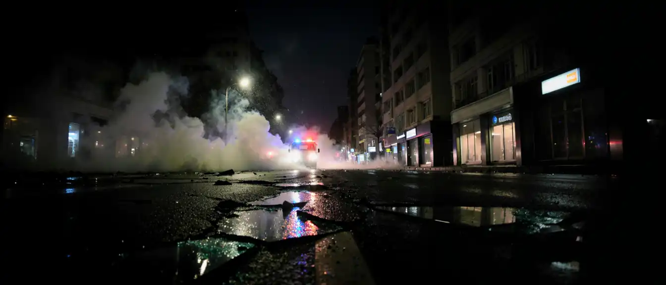 Ночной Киев содрогнулся от череды мощных взрывов