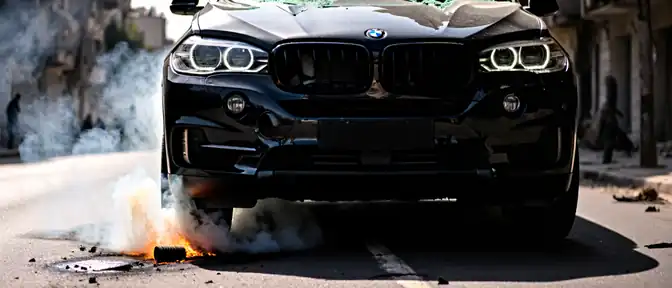 Утренний теракт в Одессе: под BMW военнослужащего заложили мину