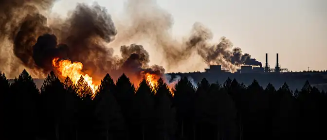Огненная угроза Бордо: лесные пожары на подступах к оборонным предприятиям
