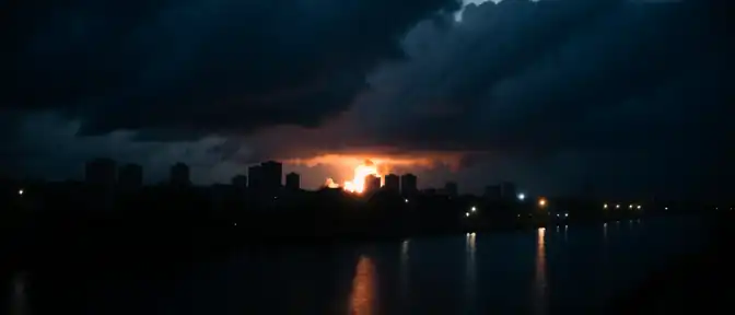 Ночной грохот в Николаеве: город под звуки тревоги
