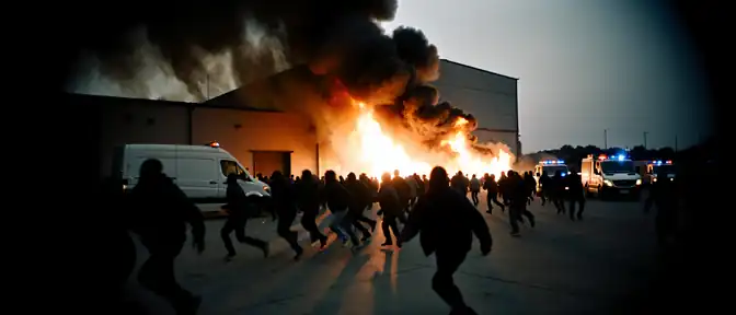Огненная ловушка во Владимире: сотни людей спасались из охваченного пламенем склада