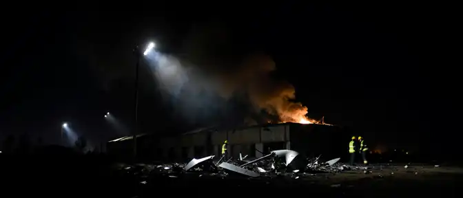 Осколки беспилотников в Татарстане и Тульской области: последствия ночных атак и работа ПВО