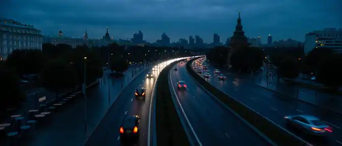 Садовое кольцо постепенно оживает: движение в районе Кудринской площади начали открывать