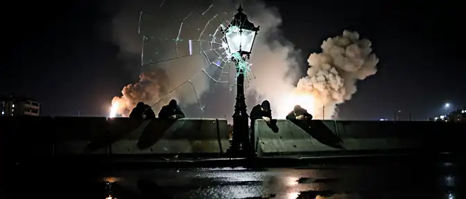 Ночной хаос в Харькове: серия мощных взрывов под звуки воздушной тревоги
