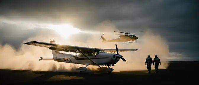 Спасательная операция в Приангарье: экипаж самолета Cessna 182 доставлен в Бодайбо