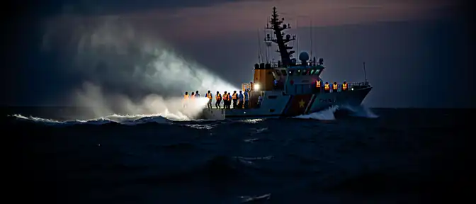 Трагедия в Южно-Китайском море: китайские спасатели вытащили из воды десятки вьетнамских моряков