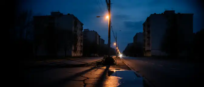 В результате взрывов в столице Украины нарушено электро- и водоснабжение в ряде районов Киева