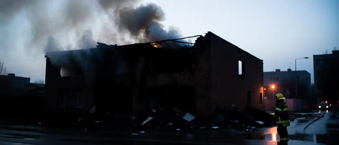 Томские спасатели полностью ликвидировали крупный пожар в офисном здании на улице Нахимова